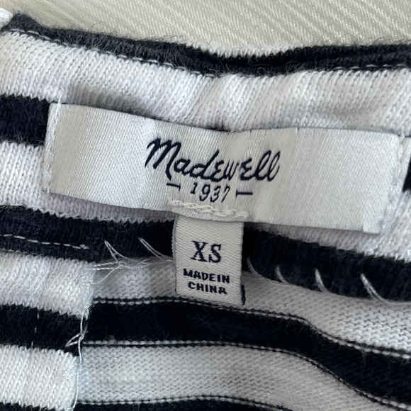 Madewell Dress Size XS Zip Line Down Back 100% Cotton - Picture 8 of 14